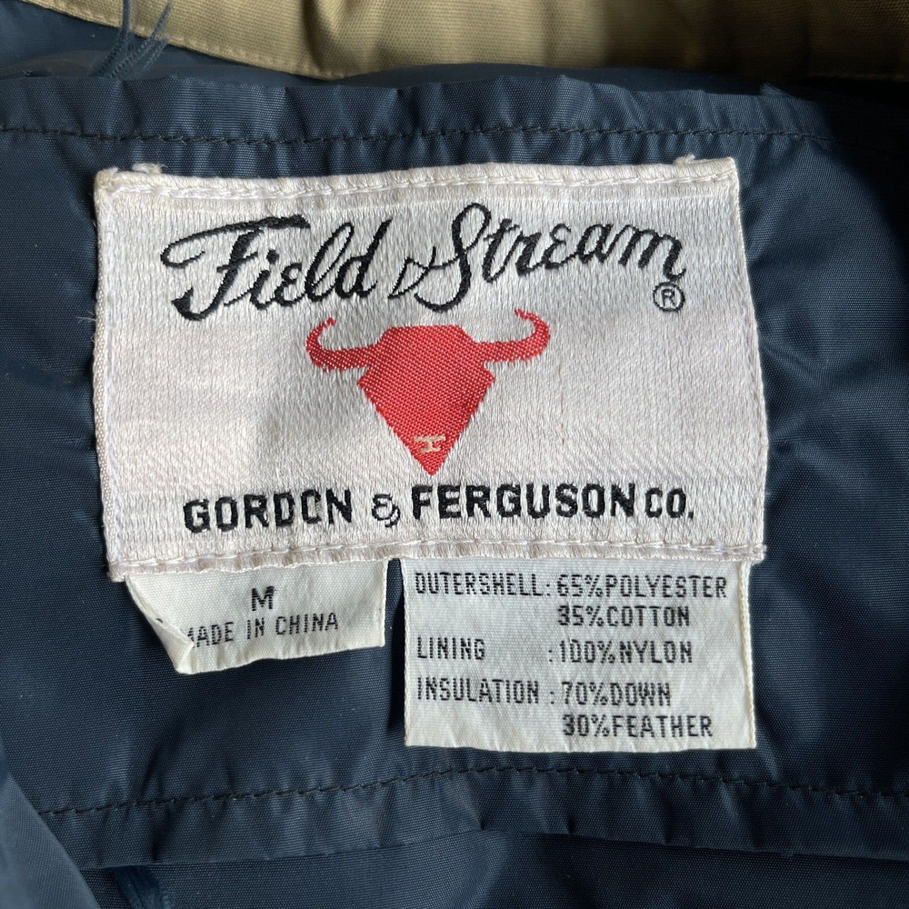 Field & Stream Down Filled Puffer Vest Medium Gordo & Ferguson Feather Down - Picture 7 of 12